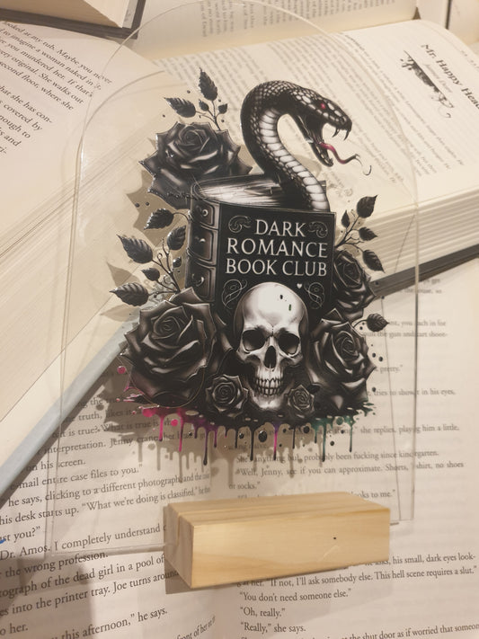 Dark Romance A5 Bookish Sign