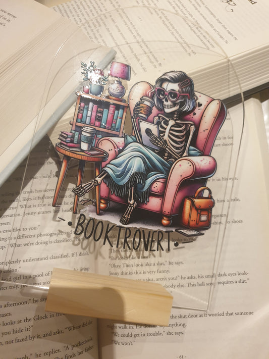 Book Trovert A5 Bookish Sign