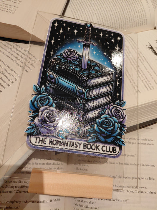 Romantasy Book Club A5 Bookish Sign