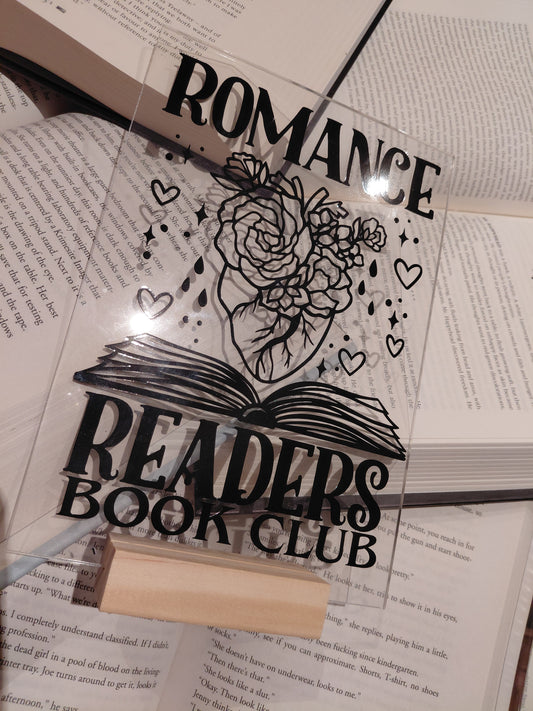Romance Readers A5 Bookish Sign