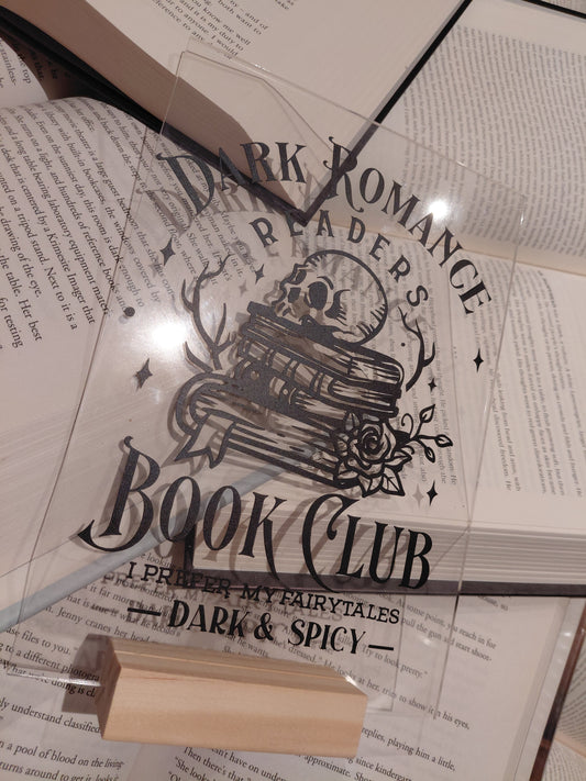 Dark Romance Book Club A5 Bookish Sign