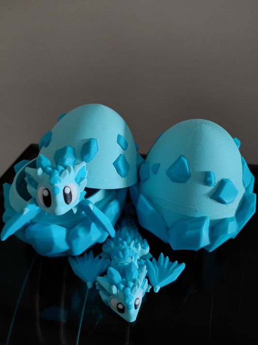 Baby Blue Crystal Dragon